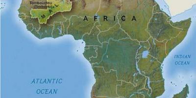 مالی مغربی افریقہ کا نقشہ